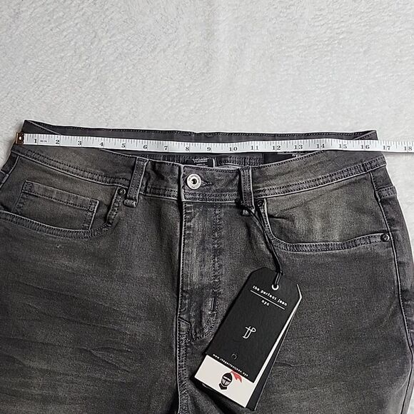 2431 NWT The Perfect Jean Slim Thick Fit / Miner (Grey) Size 33x30 - Picture 9 of 12
